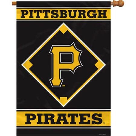 FREMONT DIE Fremont Die Pittsburgh Pirates - House Banner 28 x 40 in. 64623B